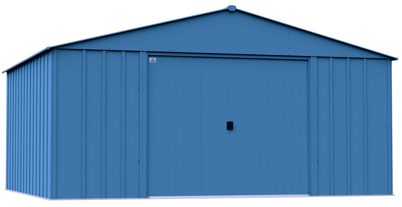 Arrow Classic 14x12-ft Blue Grey Corrosion-Resistant Steel Shed J3