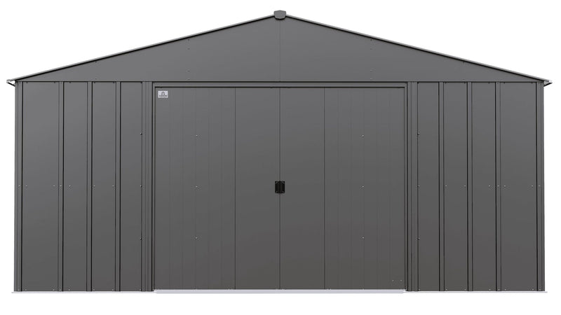 Arrow Classic 14x12-ft Charcoal Lockable Metal Shed K3