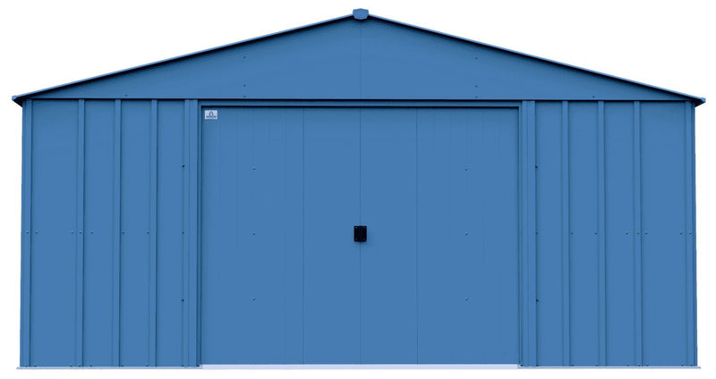 Arrow Classic 14x14-ft Blue Grey Corrosion-Resistant Steel Shed T9