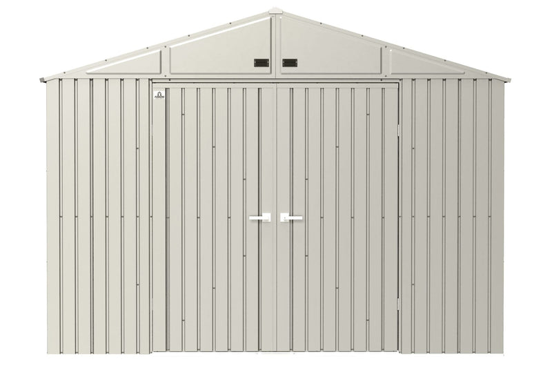 Arrow Elite 10x12-ft Cool Grey Corrosion-Resistant Steel Storage Shed C0