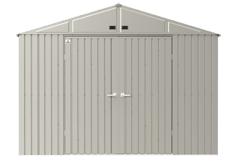 Arrow Elite 10x14-ft Cool Grey Corrosion-Resistant Steel Shed Z9