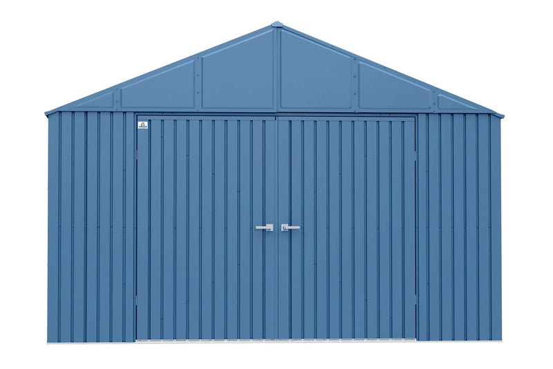 Arrow Elite 12x12-ft Blue Grey Corrosion-Resistant Steel Shed O3