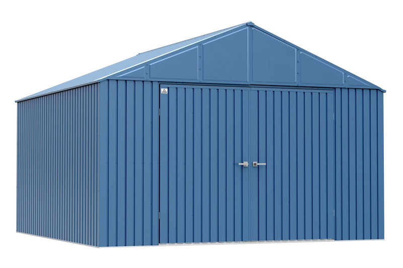 Arrow Elite 14x12-ft Anthracite Corrosion-Resistant Steel Shed F8