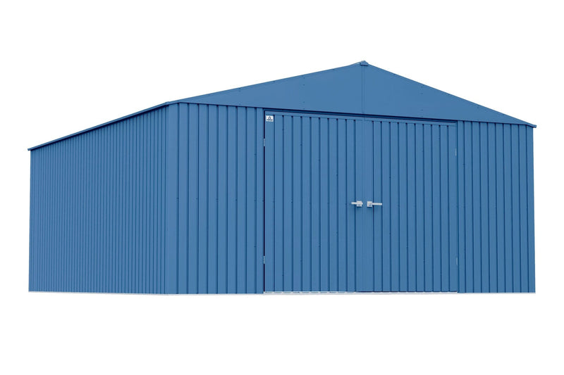 Arrow Elite 14x16-ft Blue Grey Corrosion-Resistant Steel Shed Z3