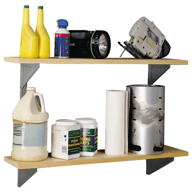 Arrow Galvanized Steel Shelf Kit with Hanger and Brackets T5