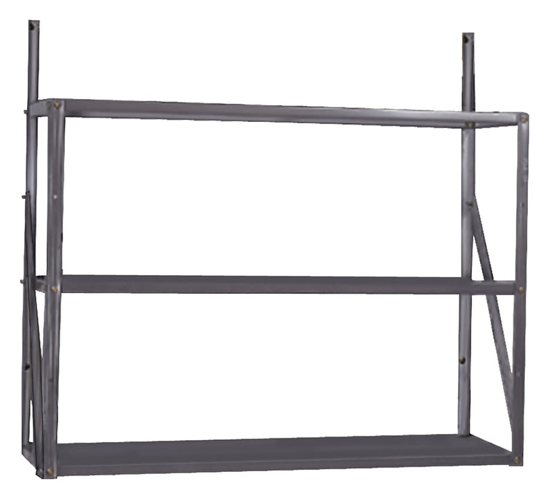 Arrow Telescoping 3-Tier Galvanized Steel Shelf Kit N3
