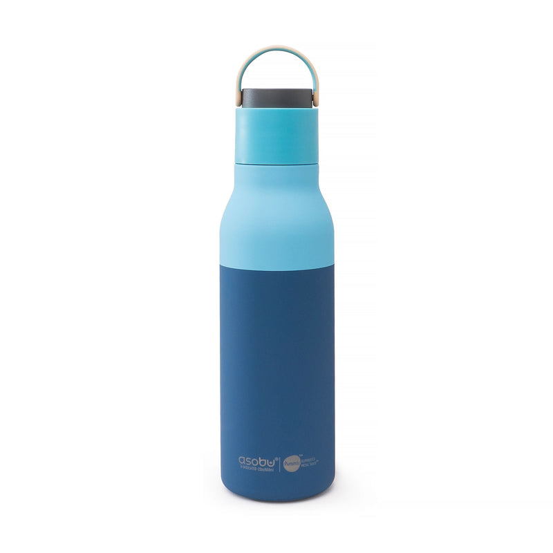 Asobu Metro Ceramic Water Bottle, 22-oz, Pastel Blue C3