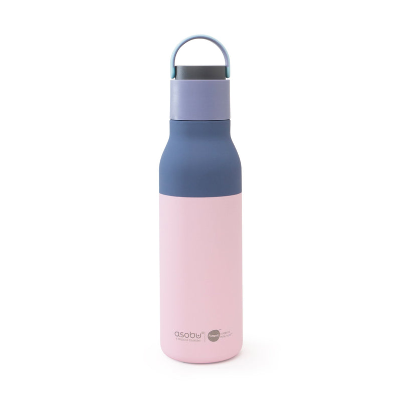 Asobu Metro Ceramic Water Bottle, 22-oz, Pastel Pink M7