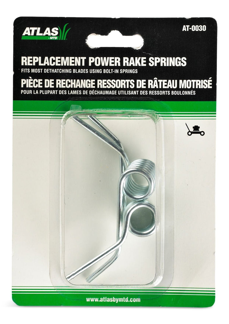 Atlas Dethatching Steel Spring, Snap-In, 2-pk; for Lawn Mower Dethatching Blades Y7