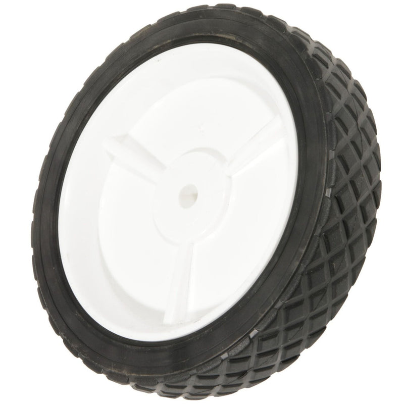 Atlas Plastic Lawn Mower Replacement Wheel, Wide Tread 8-in x 1.75-in N8