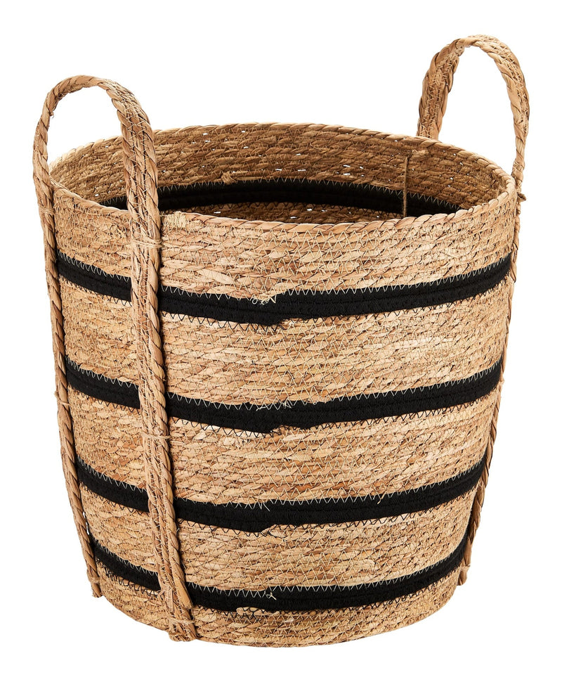 Canvas Henry Tall Woven Cotton Rope Storage Basket K1