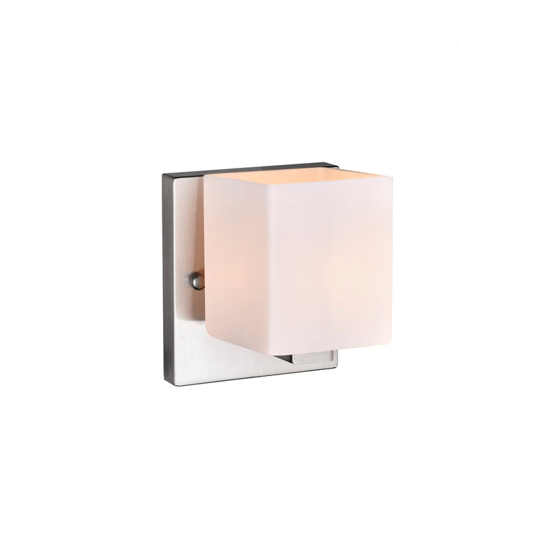 CWI Lighting Cristini 1-Light Nickel Bathroom Sconce D5