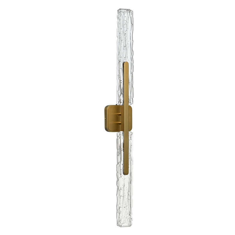CWI Lighting Curva Integrated LED 36in Brass Vanity Light G8