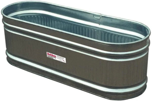 169-Gallon Galvanized Round-End Tank V1