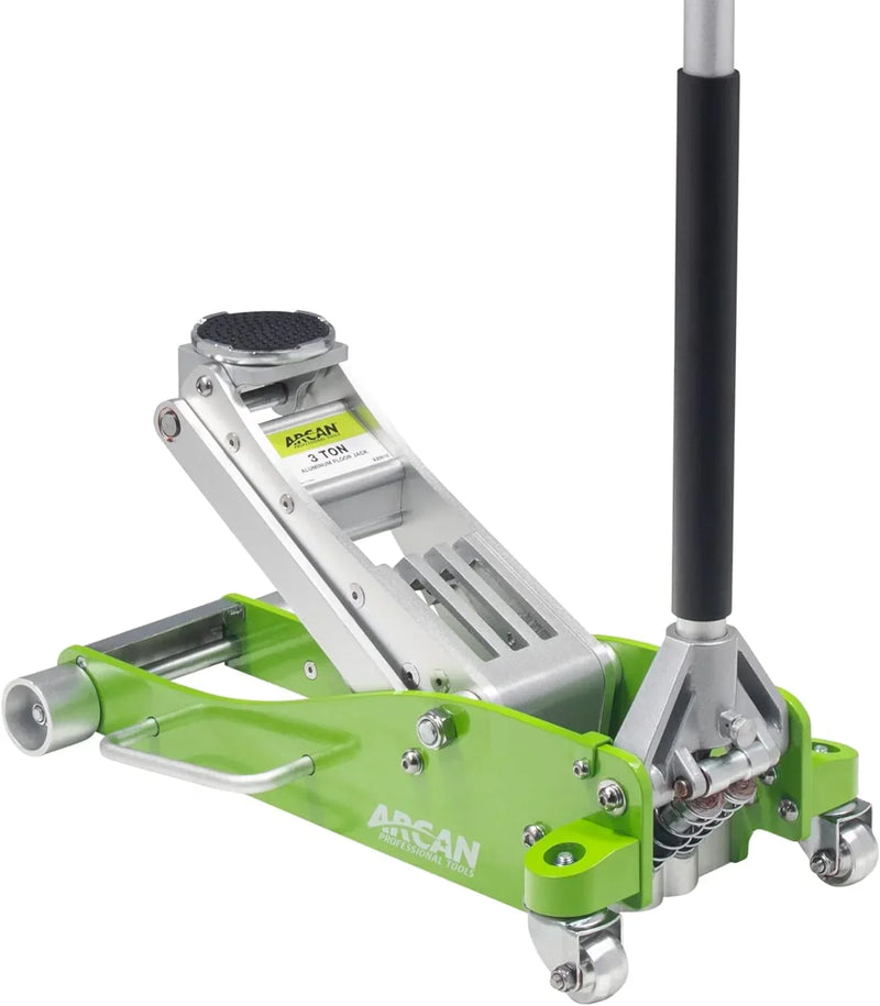 Tools 3-Ton Quick Rise Aluminum Floor Jack with Dual Pump Pistons & Reinforced Lifting Arm (A20018_A20019) R5