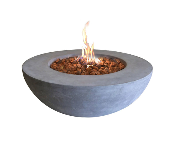 Elementi Lunar Bowl Liquid Propane, Light Grey N2