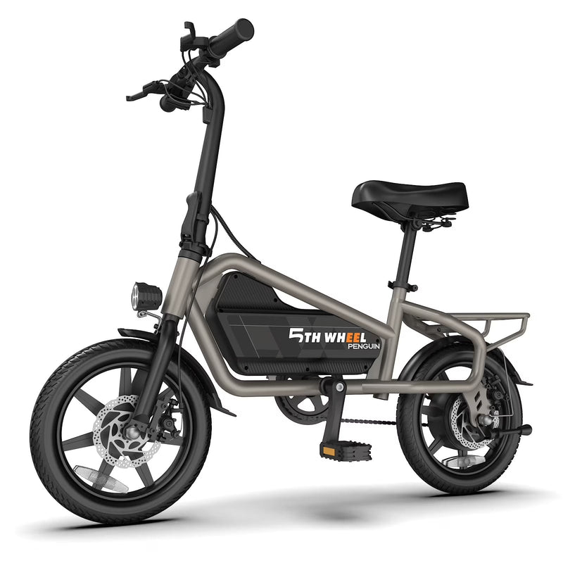 5TH WHEEL 14 in Electric Bike for Adults with 650W Peak Motor Electric Bicycle, 36V 7.8Ah Battery Ebike, UL2849 U4