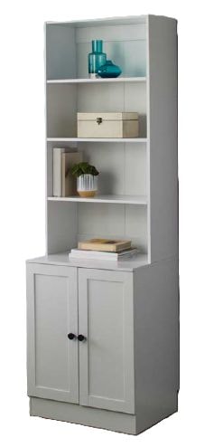For Living Bookcase Cabinet, White N4