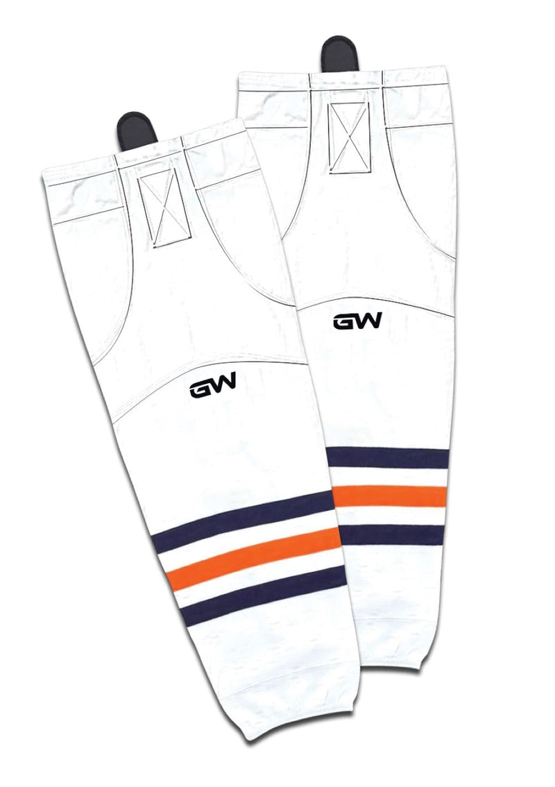 Gamewear 8500 Pro Team Performance Hockey Socks, Edmonton Oilers Away Colours, Assorted Sizes Q1