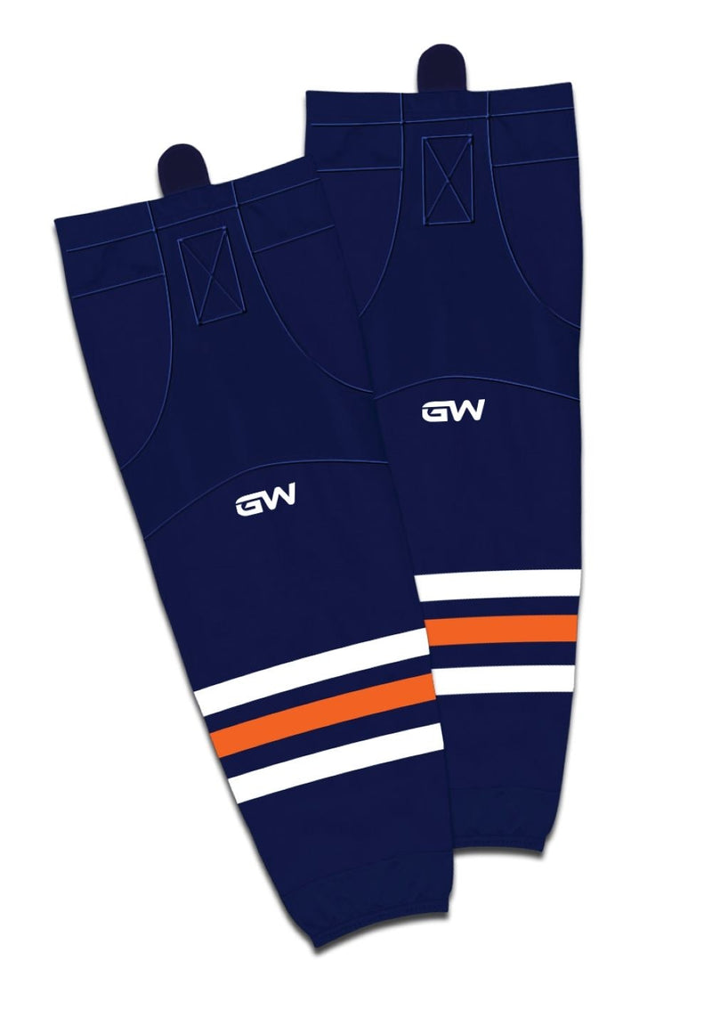 Gamewear 8500 Pro Team Performance Hockey Socks, Edmonton Oilers Home Colours, Assorted Sizes P3
