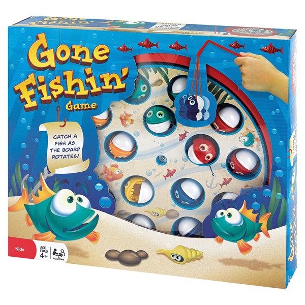 Gone Fishin' Hand-Eye Coordination Game, Multi-Coloured, 2 Players, Ages 4+ C0