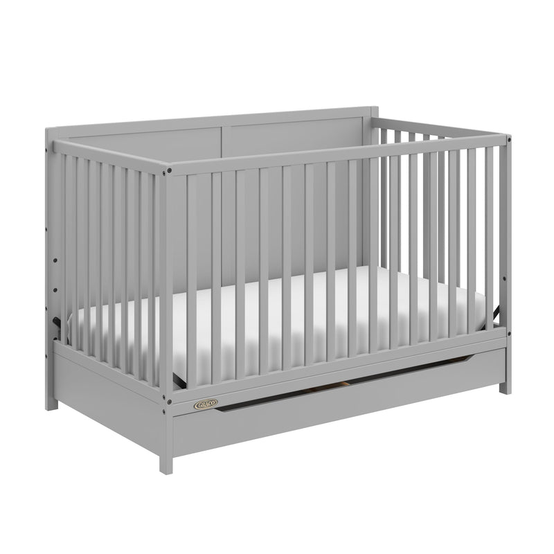 Graco Melrose 5-In-1 Convertible Crib, Grey O5