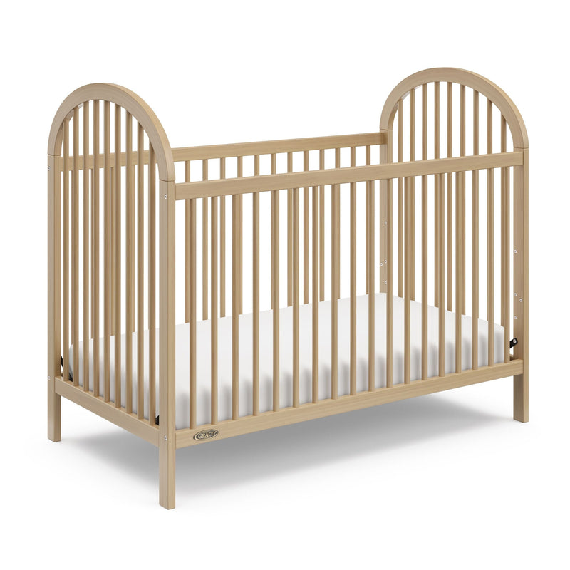Graco Olivia 3-In-1 Driftwood Convertible Crib with Adjustable Base R4