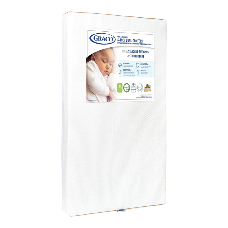 Graco Premium Dual-Comfort Crib & Toddler Mattress W2