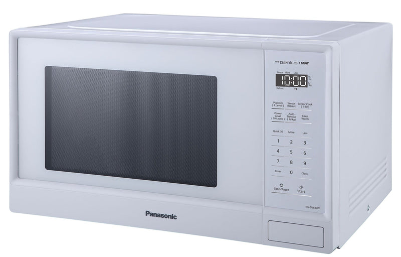Panasonic NN-SU64LW Countertop Microwave Genius Sensor Cooking, 1.3-cu.ft., Matte White D3