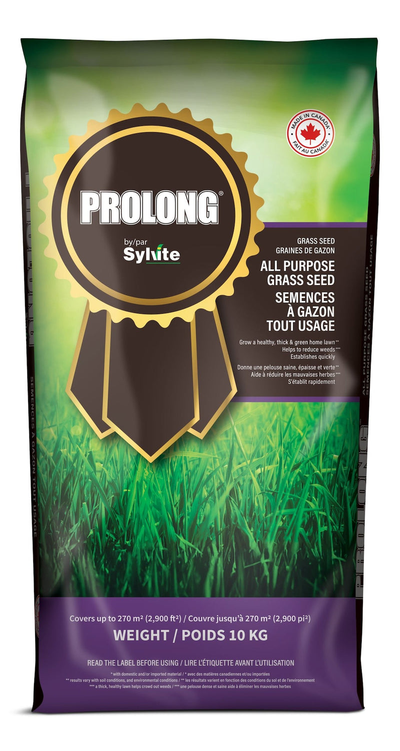 Prolong All Purpose Grass Seed, Covers 2,900 sq. ft., 10-kg R9