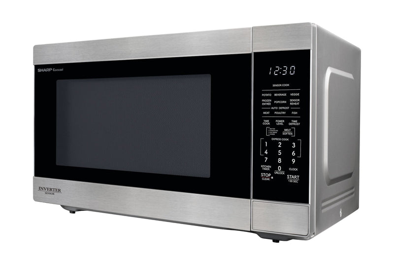 Sharp XL Countertop Microwave Oven with Inverter, 2.2-cu-ft J1