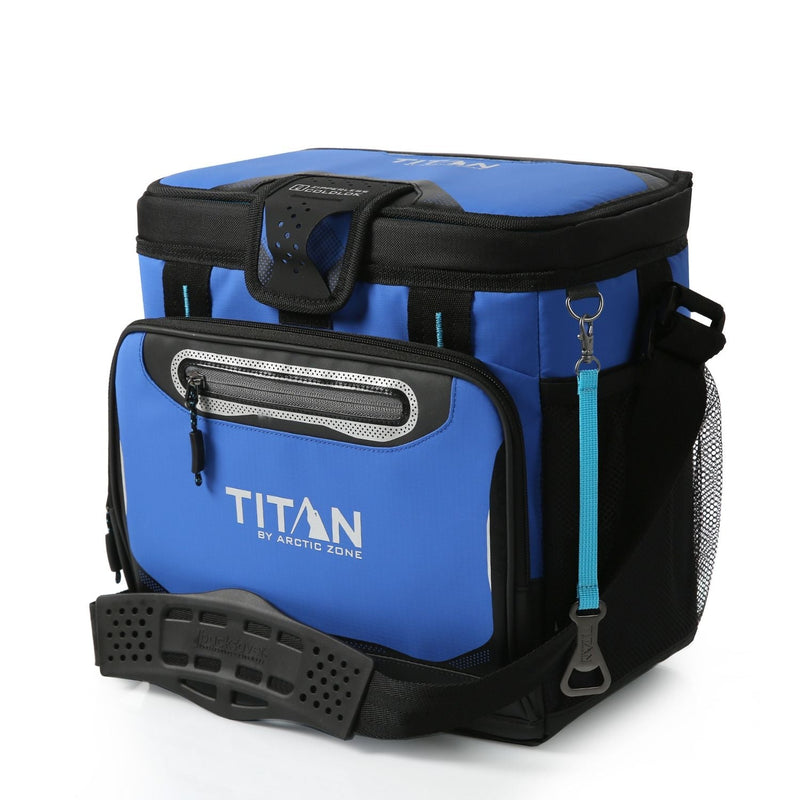 Titan by Arctic Zone 16 Can Zipperless Hardbody Cooler, Blue C9