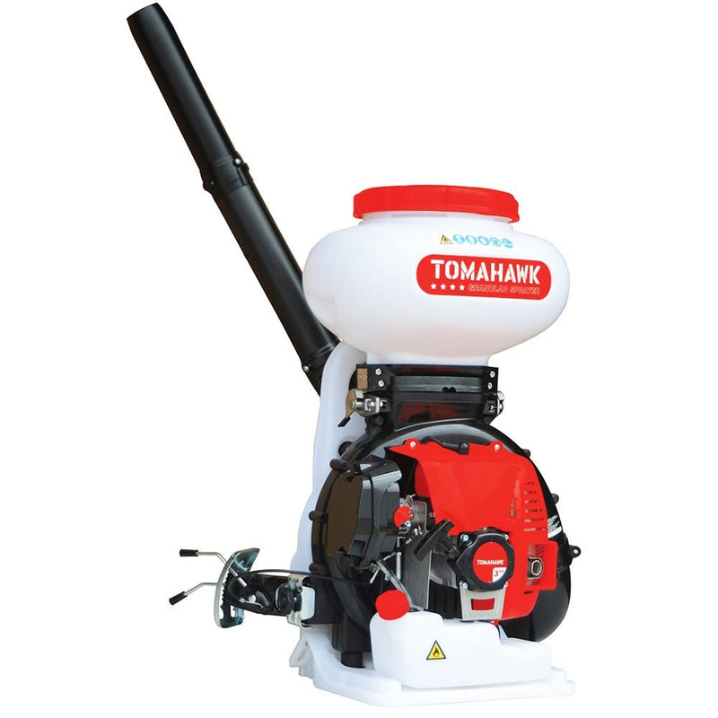 Tomahawk 4-Gallon Backpack Motorized Fertilizer/Ice Melter Spreader F3