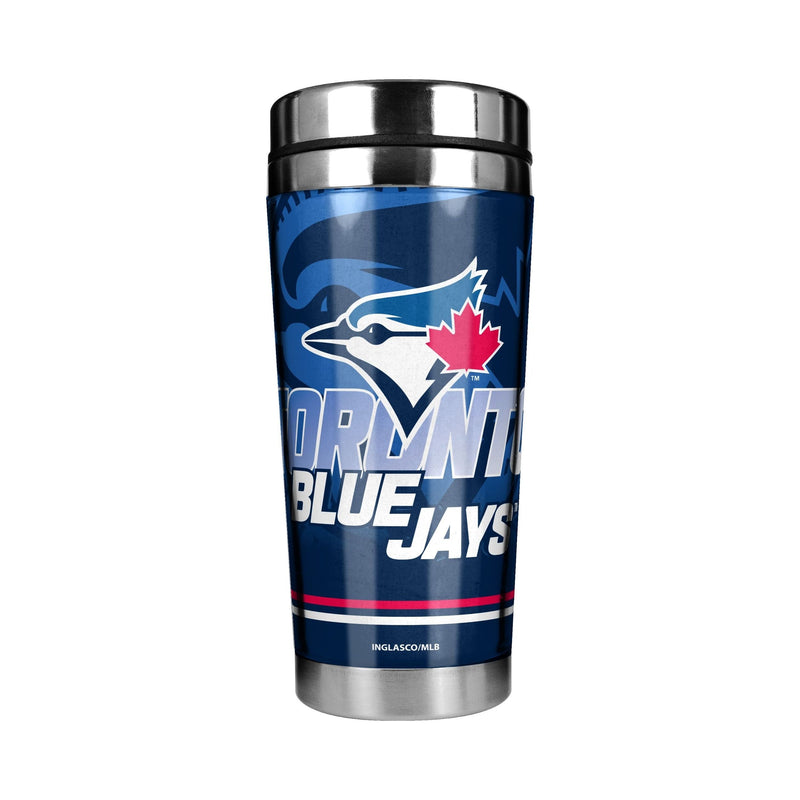 Toronto Blue Jays Stainless Steel Travel Mug For MLB Baseball Fans/Collectors, 16-oz H8