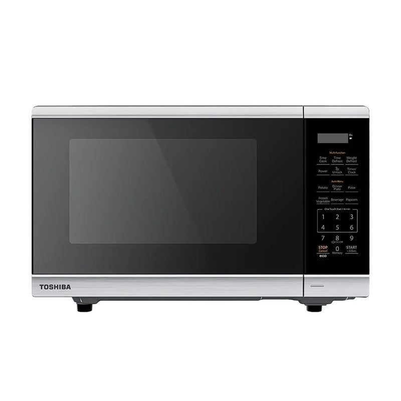 Toshiba Countertop Microwave, Stainless Steel, 900 W, 0.9-cu-ft F2