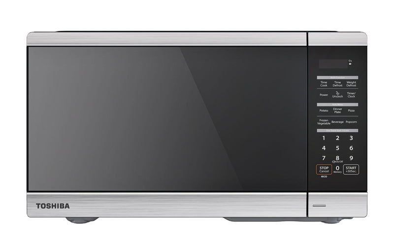 Toshiba ML3-EM16PAI(SS)/CA Countertop Microwave with Smart Sensor Cooking, 1200W, 1.6-cu.ft, Stainless Steel V5