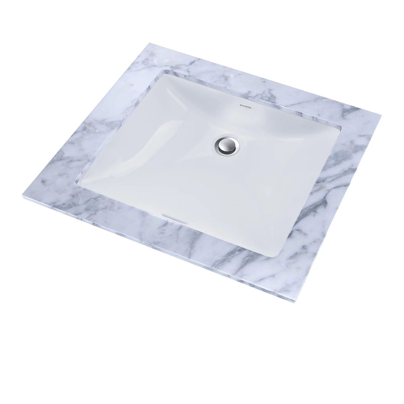 Toto 17-11/16x13-in Rectangular Vessel Undercounter Sink/Lavatory K4