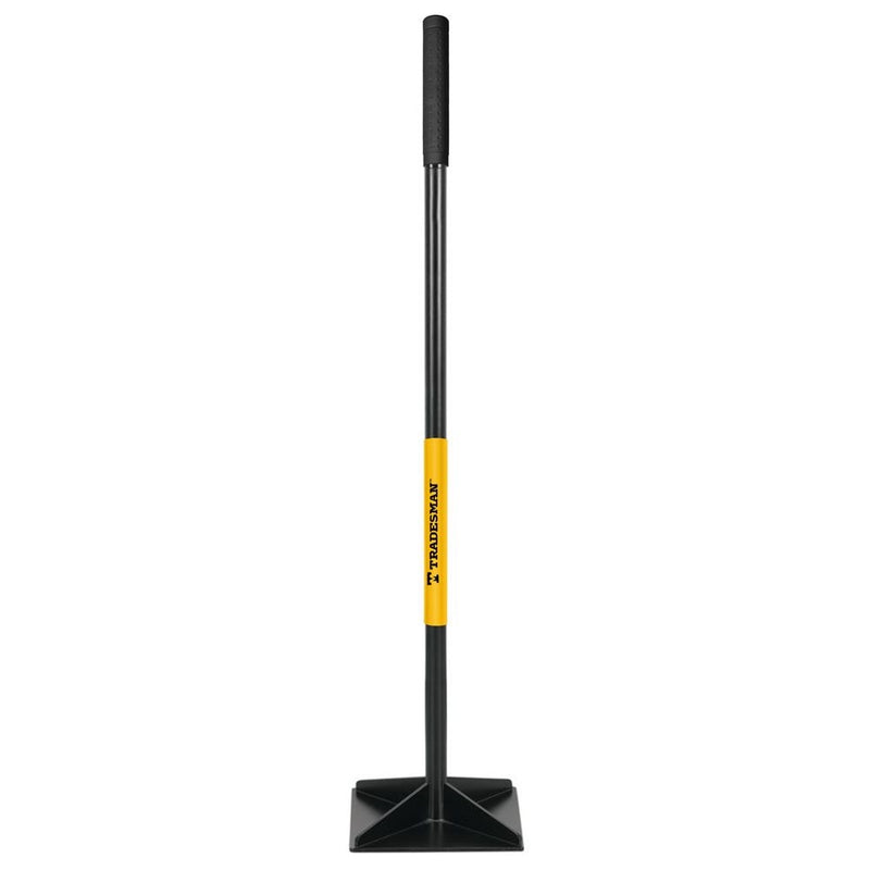 Tradesman Steel Leveling Garden Tamper with Rubber Grip, 10-in x 10-in E6