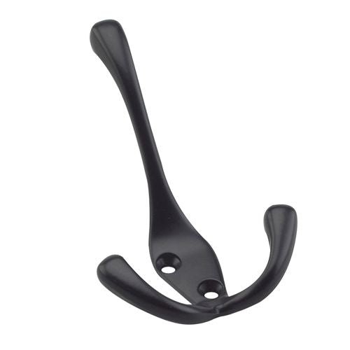 Tri-hook, 4'', Matte Black, 3pk T9