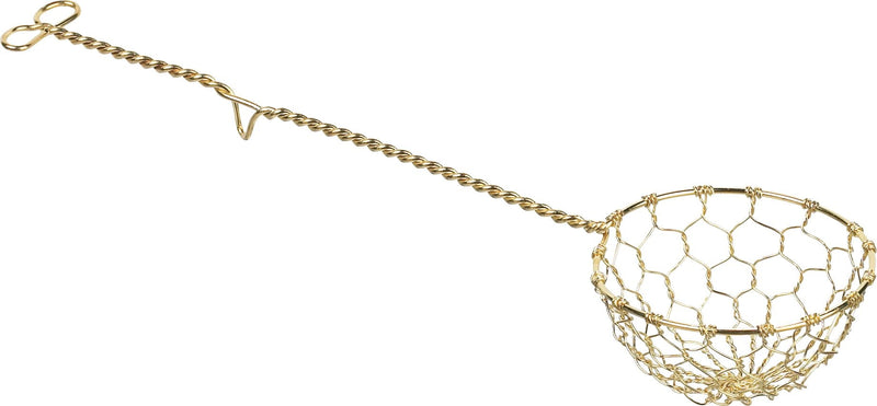 Trudeau Brass Fondue Strainer P9