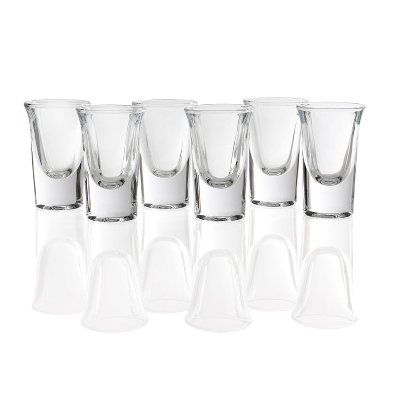 Trudeau Shot Glasses Set, 1-oz Capacity, 30-mL, 6-pc D8