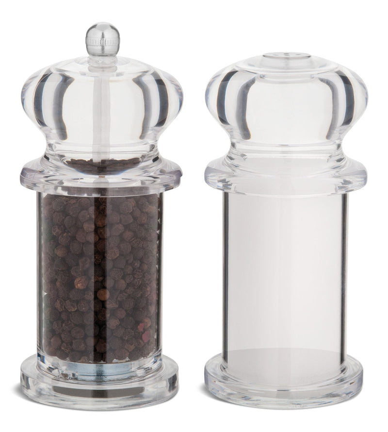 Trudeau Traditional Pepper Mill & Salt Shaker, 5.5-in M6