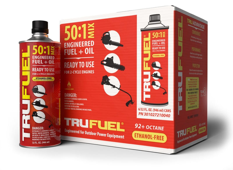 TruFuel 50:1 Pre-Mixed Gas & Oil for 2-Cycle Engines, 946 ml X1