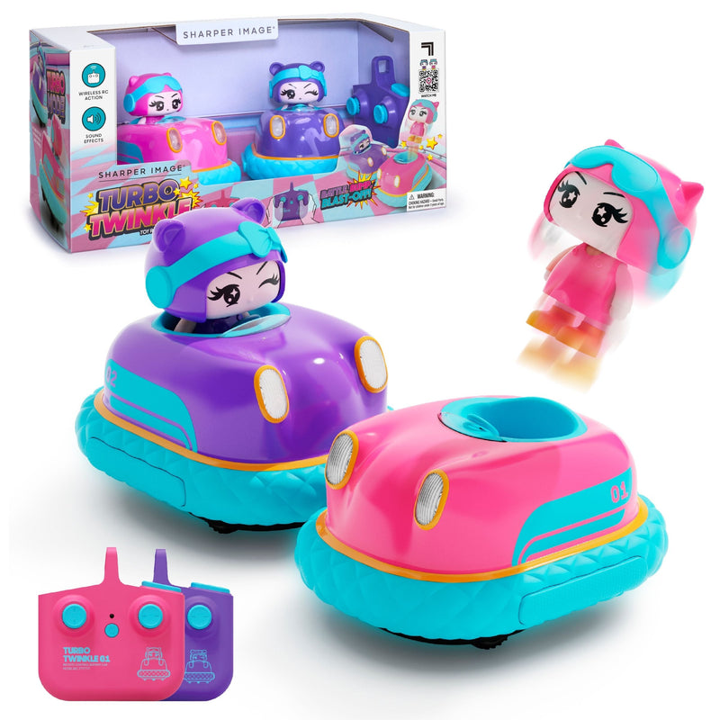 Turbo Twins Bumper Cars Pink S4
