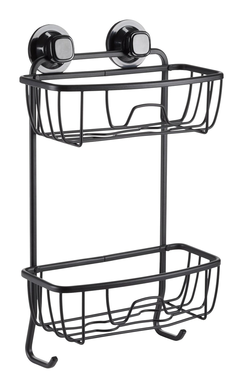 Type A 2-Tier Rustproof Aluminum Suction Basket, Assorted Mounting Z7