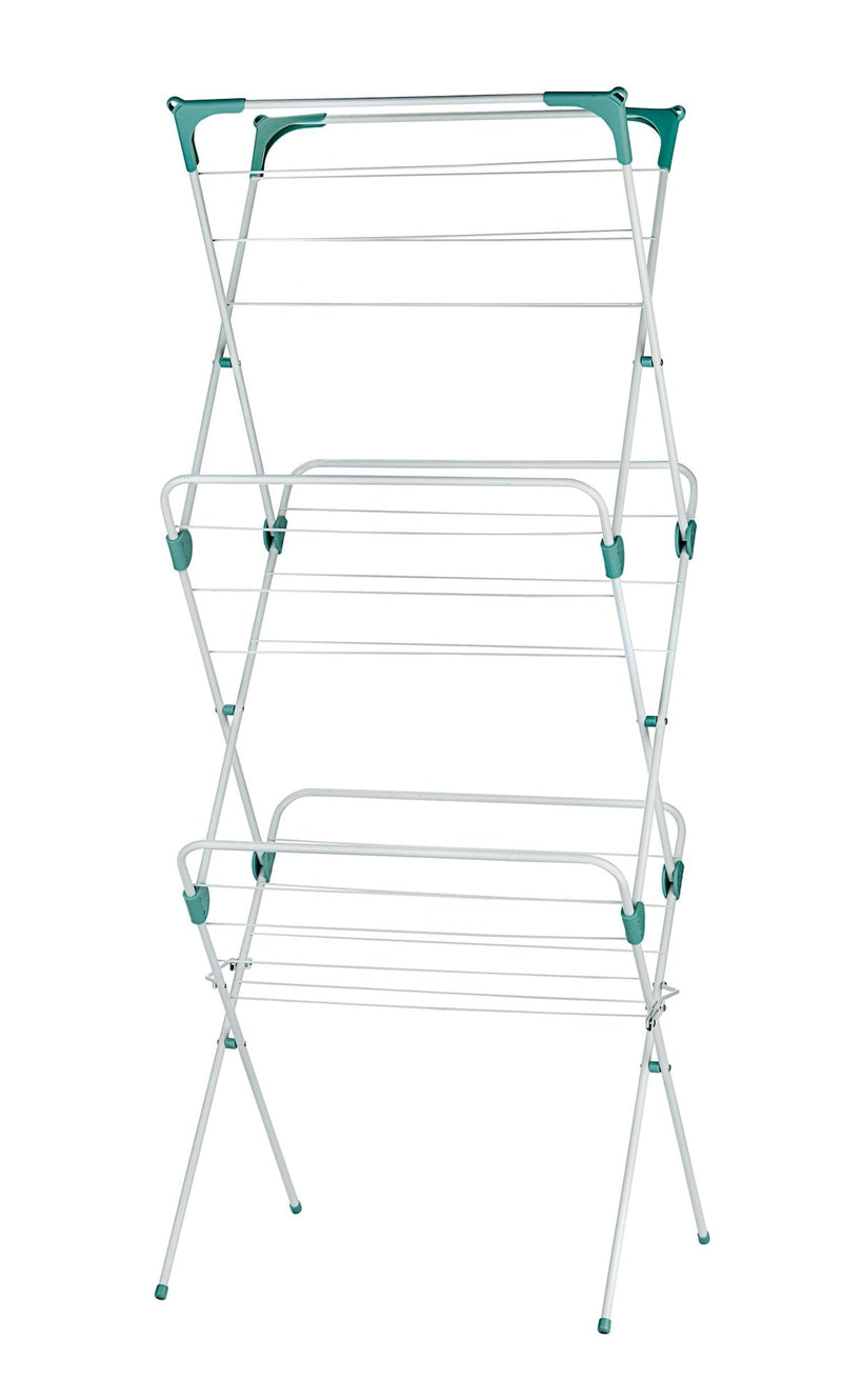 type A 3-Tier Vertical Collapsible Drying Rack, 23.5 x 20.5 x 58-in C3