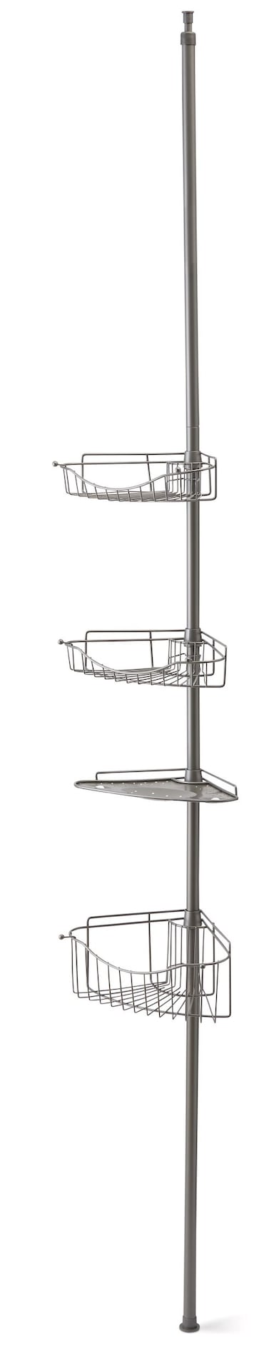 Type A 4-ShelvesRust-Resistant Adjustable Tension Pole Shower Caddy M3