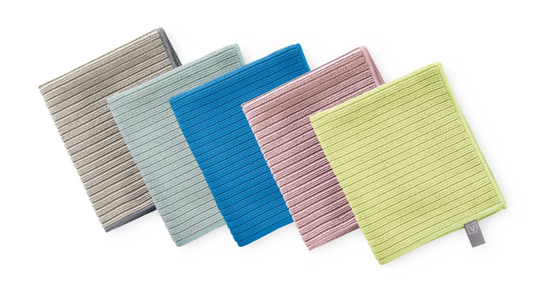 Type A All-Purpose Machine Washable Microfibre Cloths, Various Colours, 20-pk O6