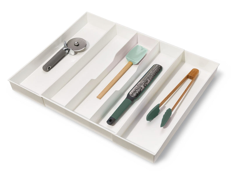 type A Alpha Expandable Utensil Tray Organizer, White A9