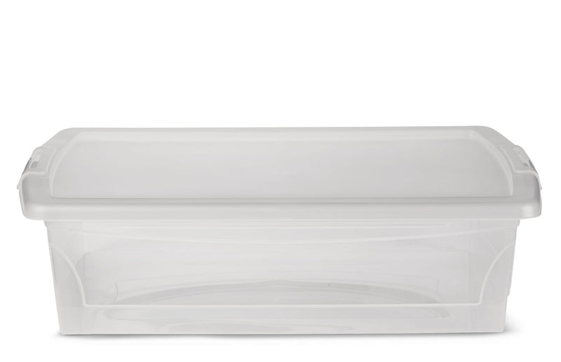type A Clarity Transparent Storage Box with Lid, 25-L A5